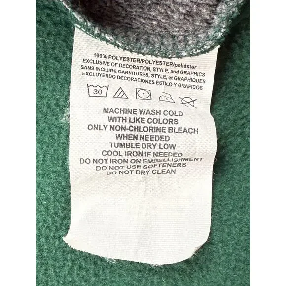 Green Bay Packers Hoodie Sweatshirt Mens Small Fanatics Green Gray Scuba Knit - Picture 5 of 7